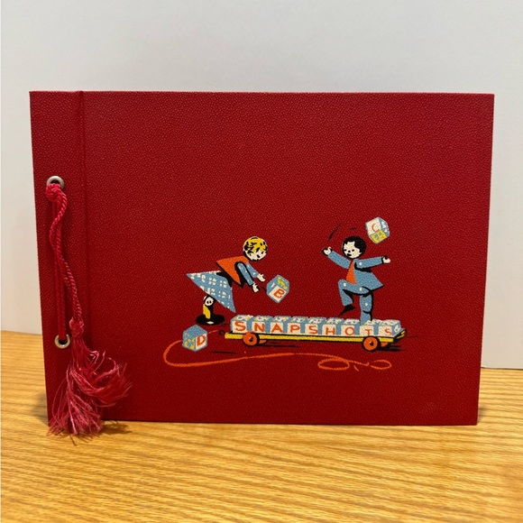 Vintage Red Snapshot Photo Album early 1950s - Picture 1 of 7